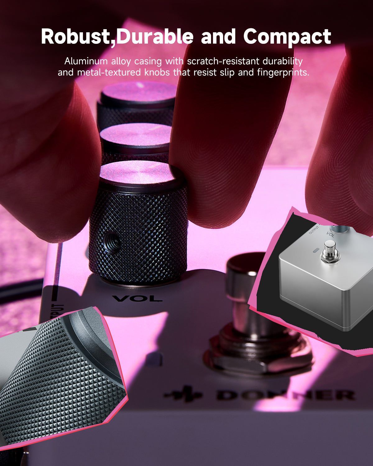 Donner X Ruben Wan Guitar Pedal-UMBRIA - Distortion##