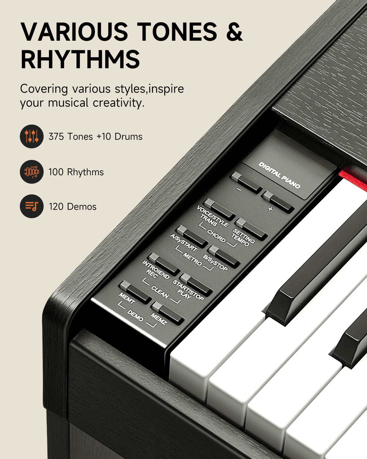Donner DDP-50 Beginner Weighted Digital Piano