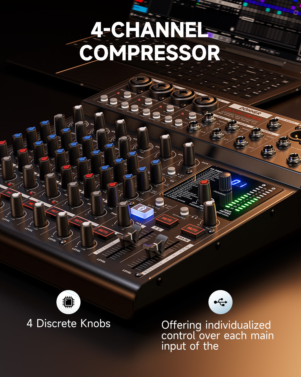 DONNER DAM1000 Audio Mixer