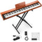 Donner DEP-1S 88 Key Velocity-Sensitive Digital Piano with X-Stand for Beginner