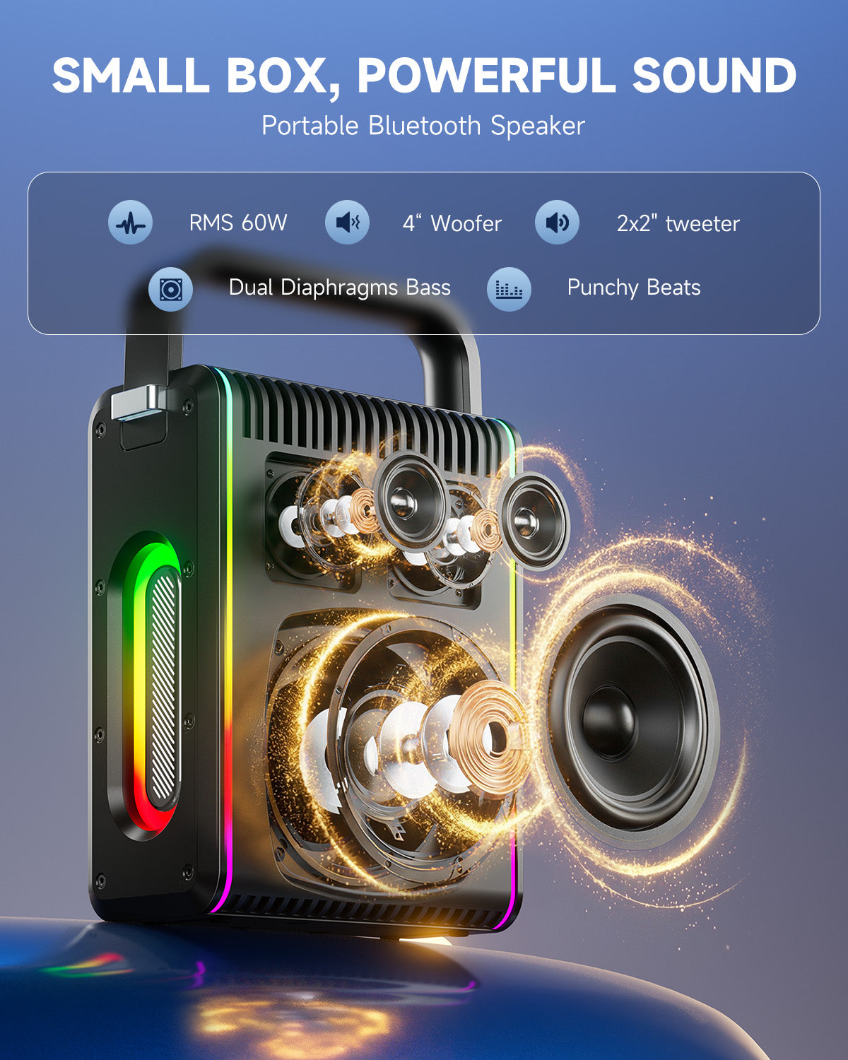 Moukey MPS5 portable karaoke speake