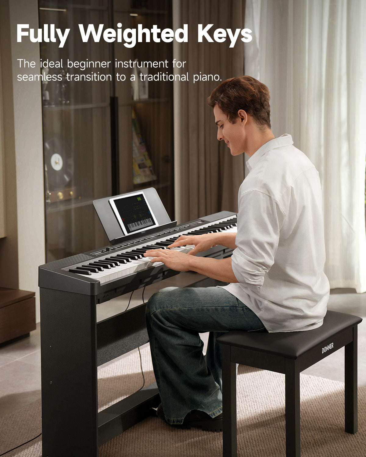 DEP-16 Portable Digital Piano-Piano with Stand##