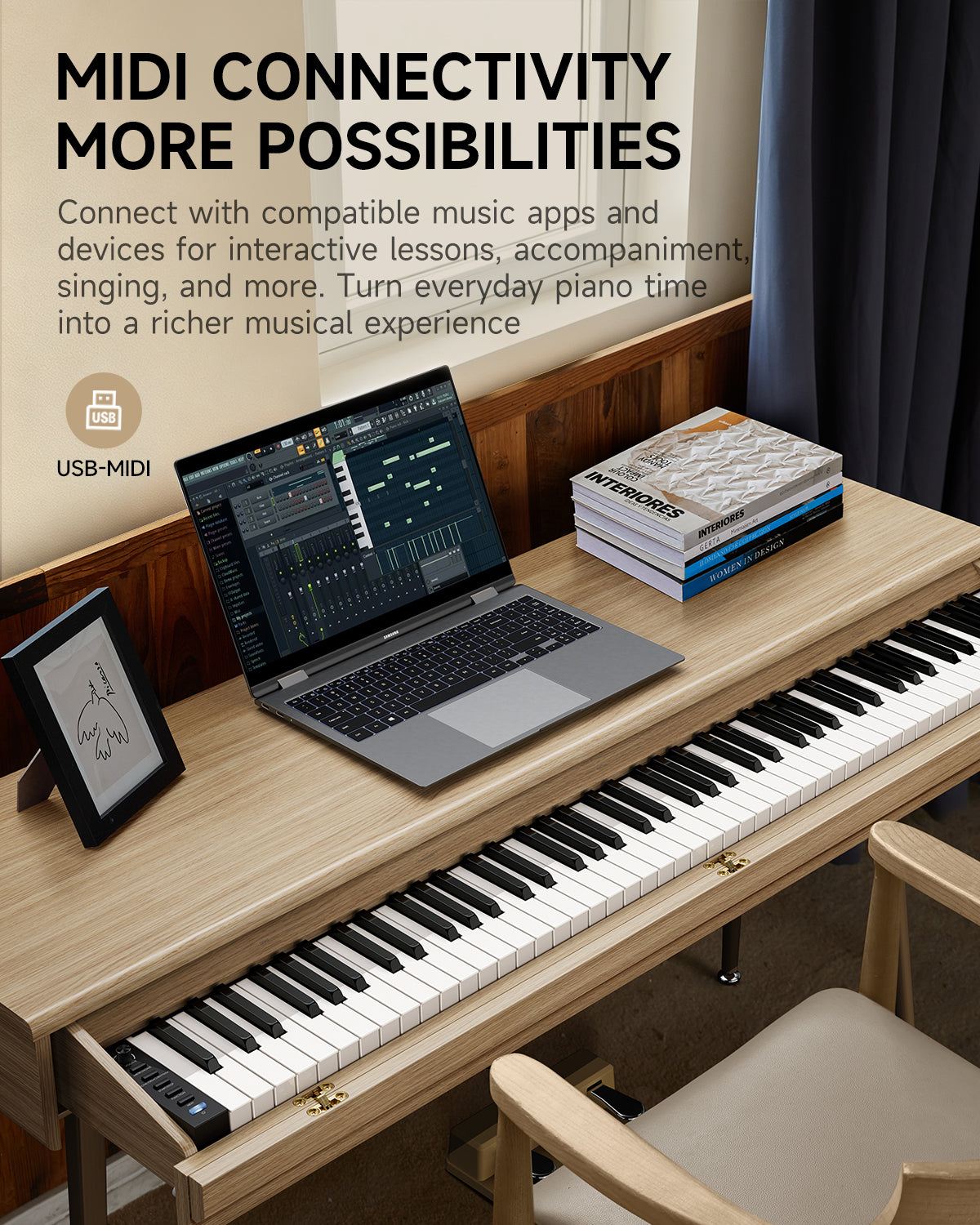 Donner DDP-65 88-Key Semi-weighted Digital Piano