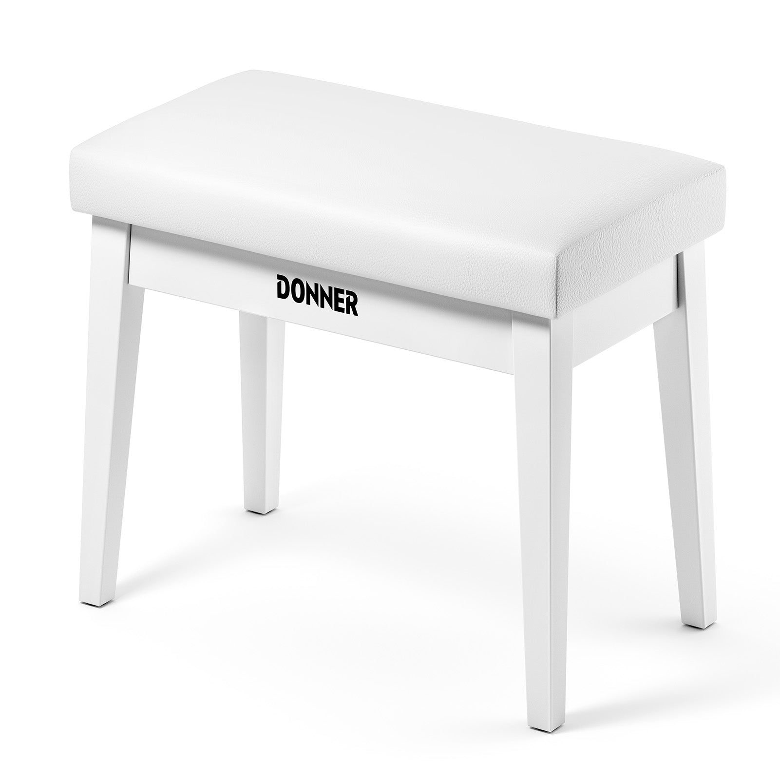 Donner White Piano Bench
