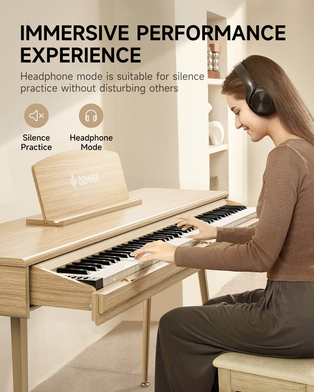 Donner DDP-65 88-Key Semi-weighted Digital Piano