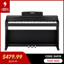 Donner DDP-100 88 Key Weighted Hammer Action Upright Digital Piano for Beginners Black/White