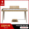 Donner DDP-60 Wooden 88-Key Semi-Weighted Upright Digital Piano with 3-Pedal for Beginner