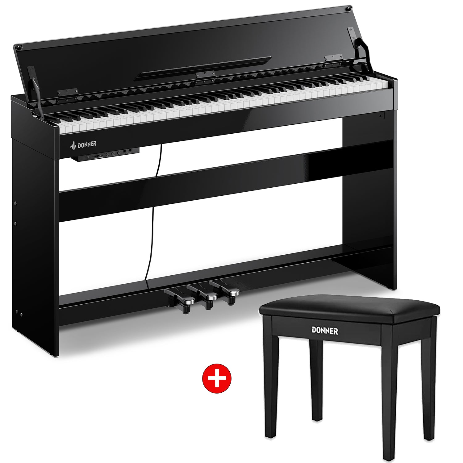 Donner DDP-75 Flip-Top Upright Digital Piano