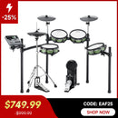 Donner DED-500 PRO Electronic Drum Set 5-Drum 3-Cymbal with Moving HiHat for Professional