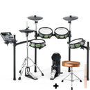 Donner DED-500 PRO Electronic Drum Set 5-Drum 3-Cymbal with Moving HiHat for Professional