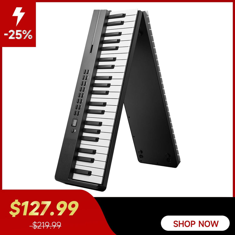 Donner DP-10 88-Key Foldable Semi-Weighted Digital Piano Kit with Bluetooth