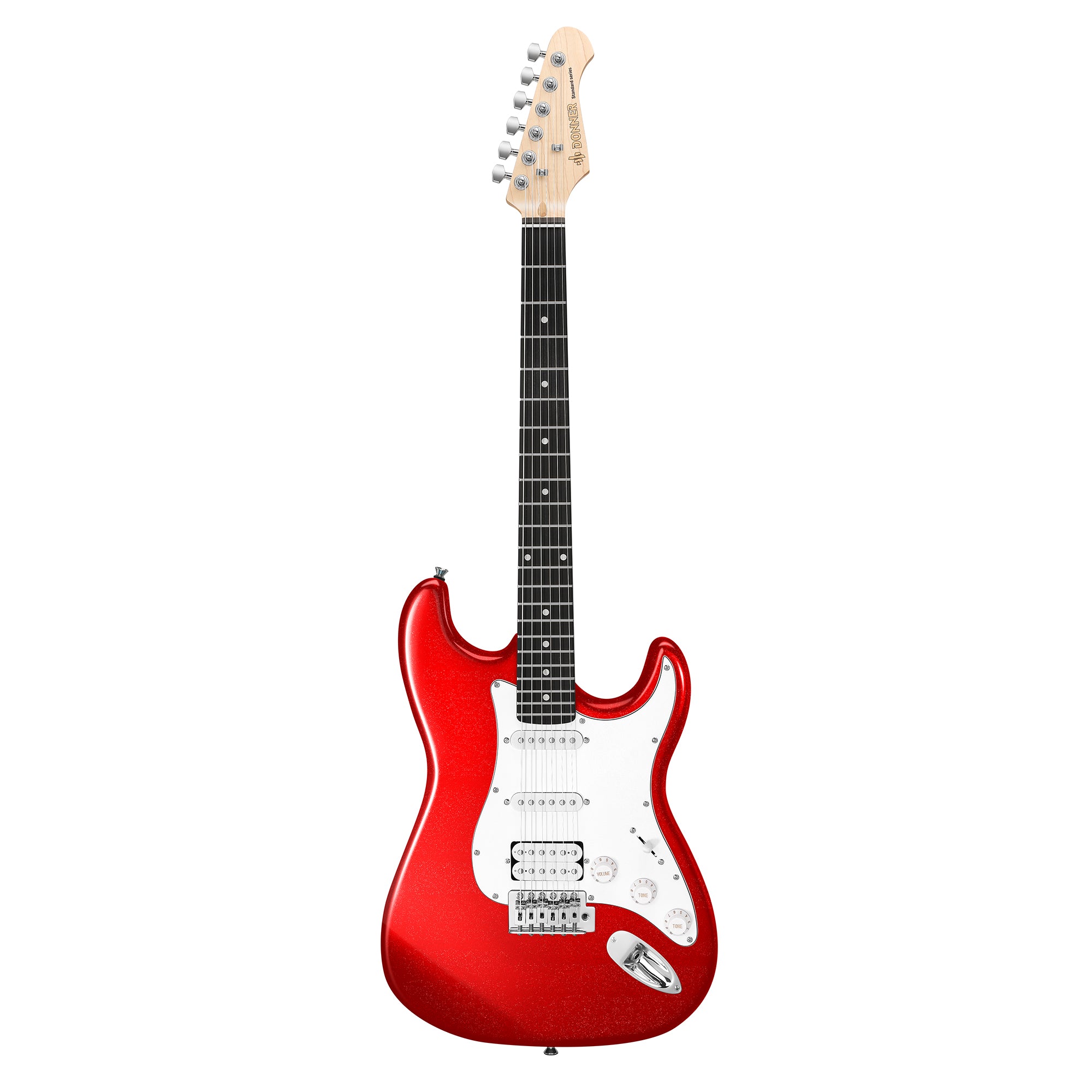 Donner DST-100 Full Size Electric Guitar Kit with Amplifier 39-Inch Solid Body HSS Pickup Beginner Set