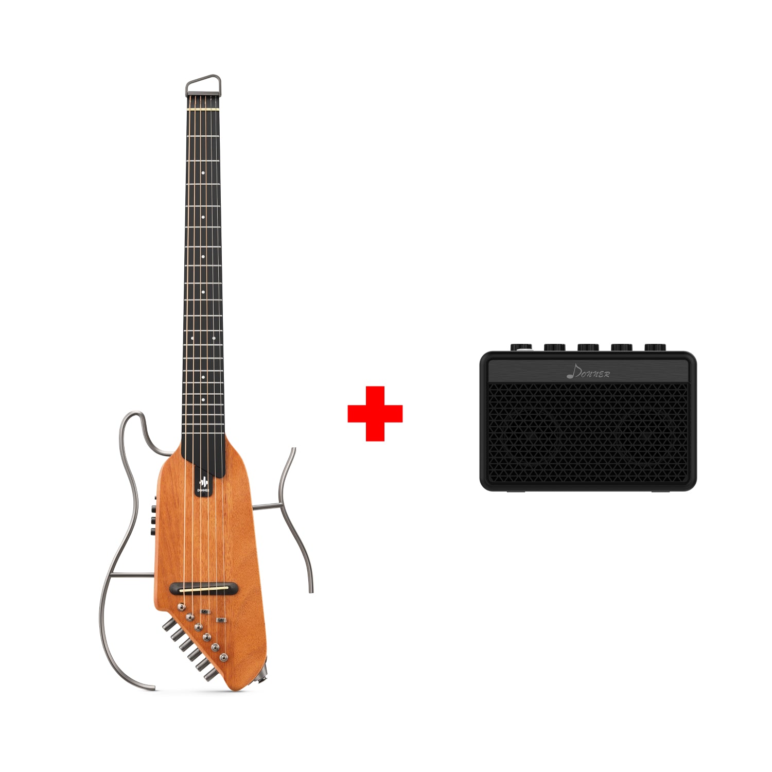 Donner HUSH™ I Acoustic-Electric Travel Guitar