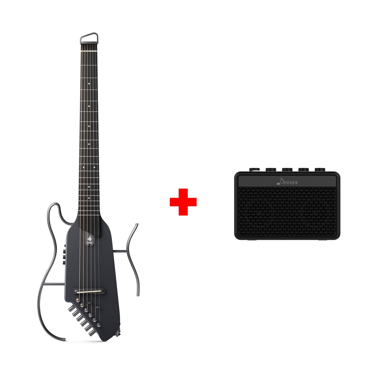 Donner Hush-I サイレントギター Donner HUSH-I Silent Guitar In Black w/Bag – nafiriguitar.com