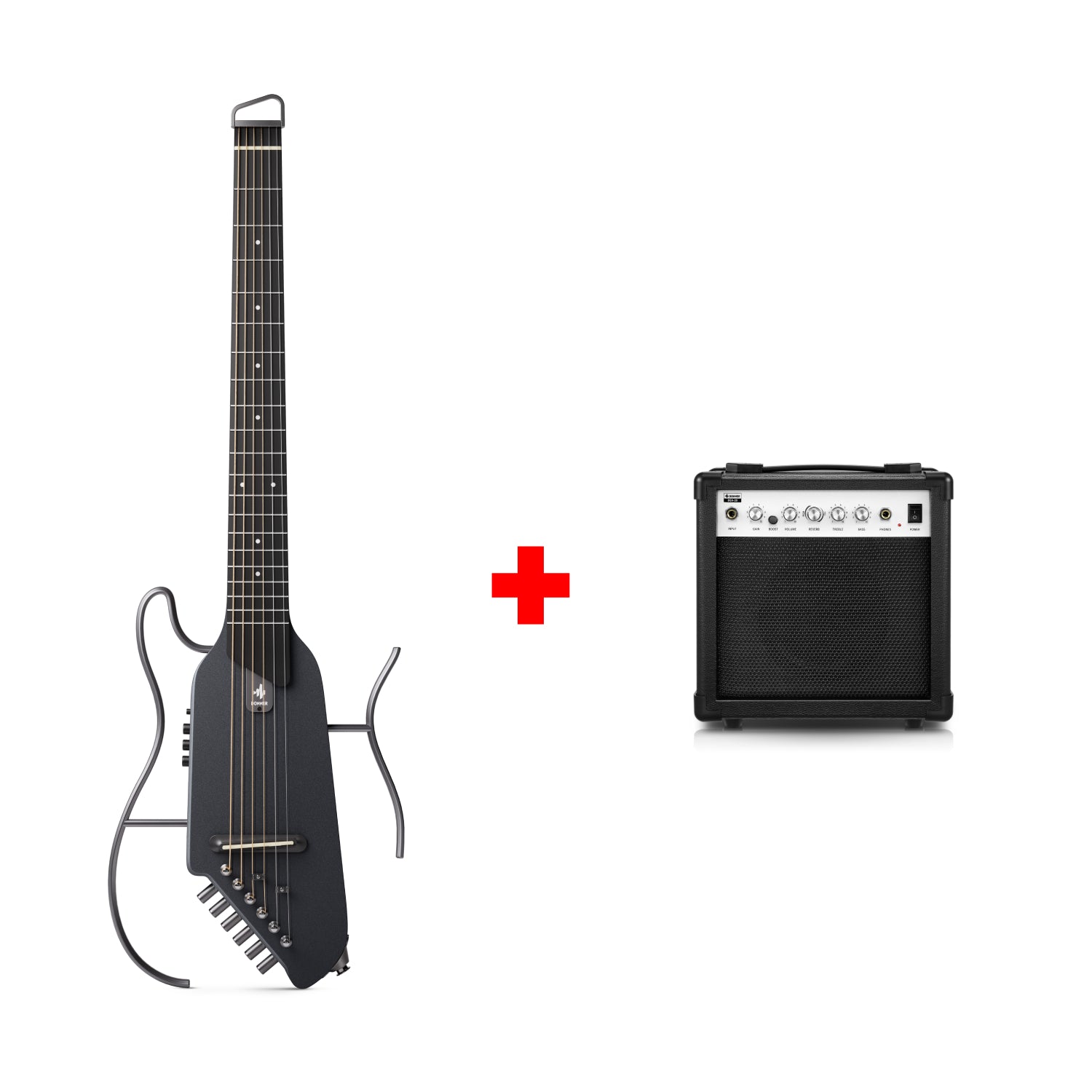 Donner HUSH™ I Acoustic-Electric Travel Guitar