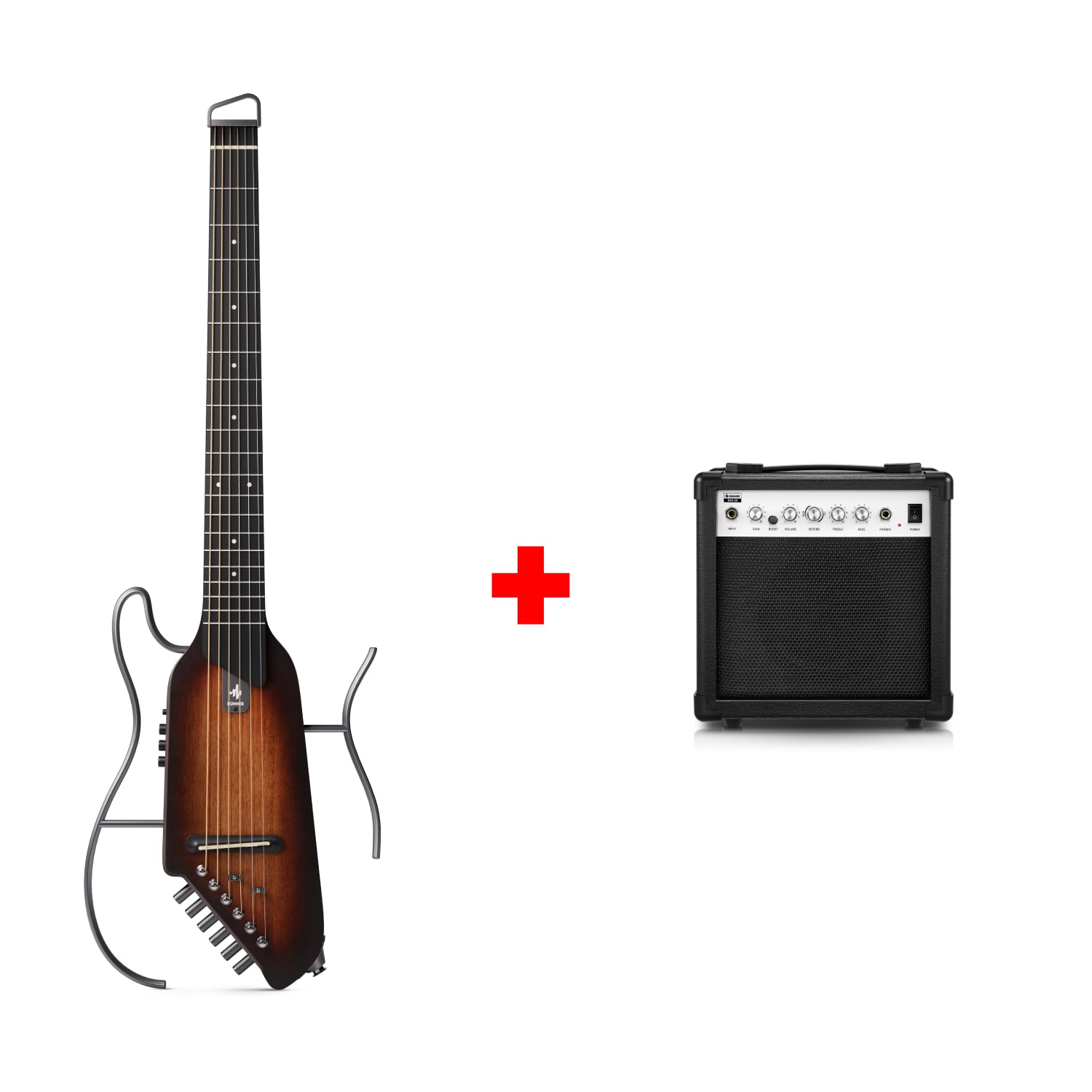 Donner HUSH™ I Acoustic-Electric Travel Guitar