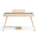 Donner DDP-80 Wooden Style 88 Key Weighted Digital Piano with Stand & Triple Pedals