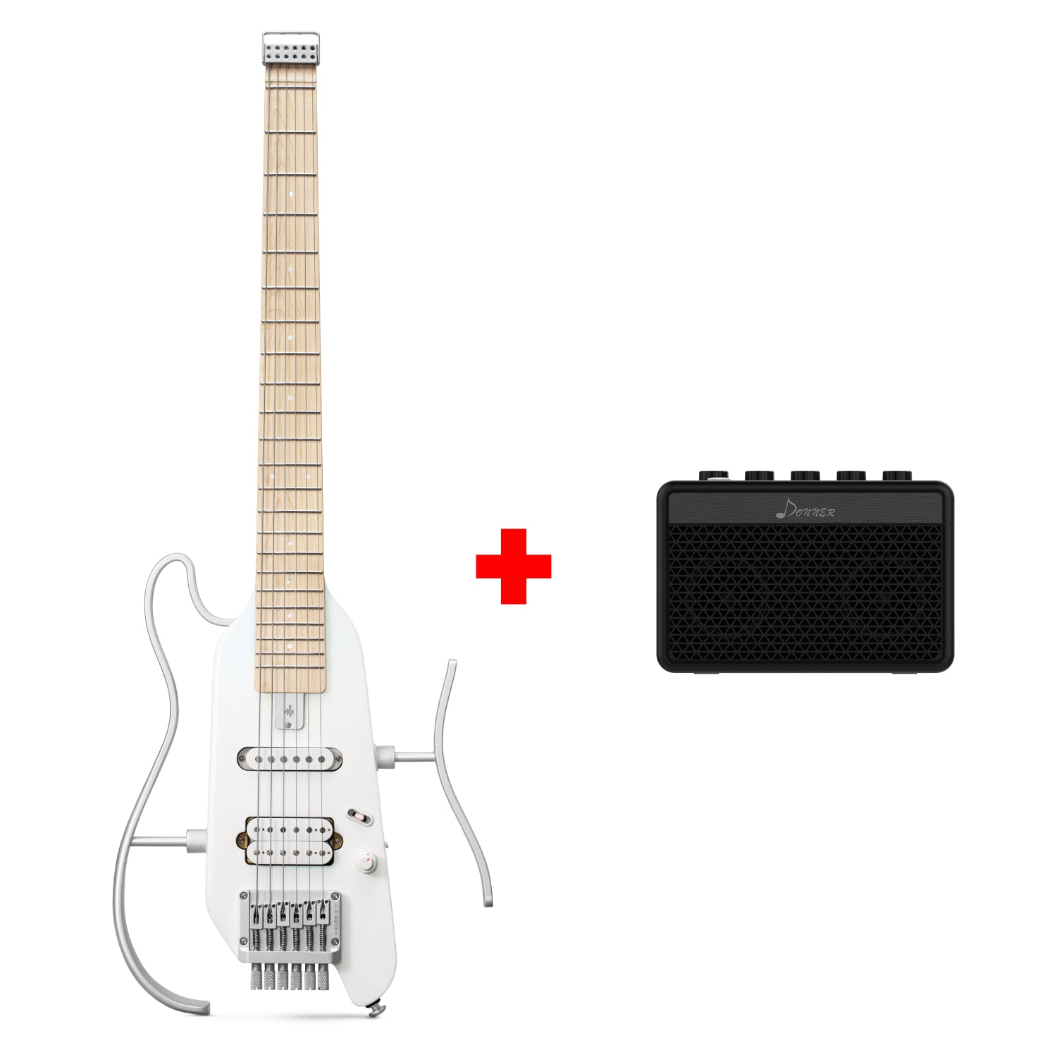 ギター Donner Hush guitar HUSH X Donner HUSH™ X Electric Guitar Kit for Travel