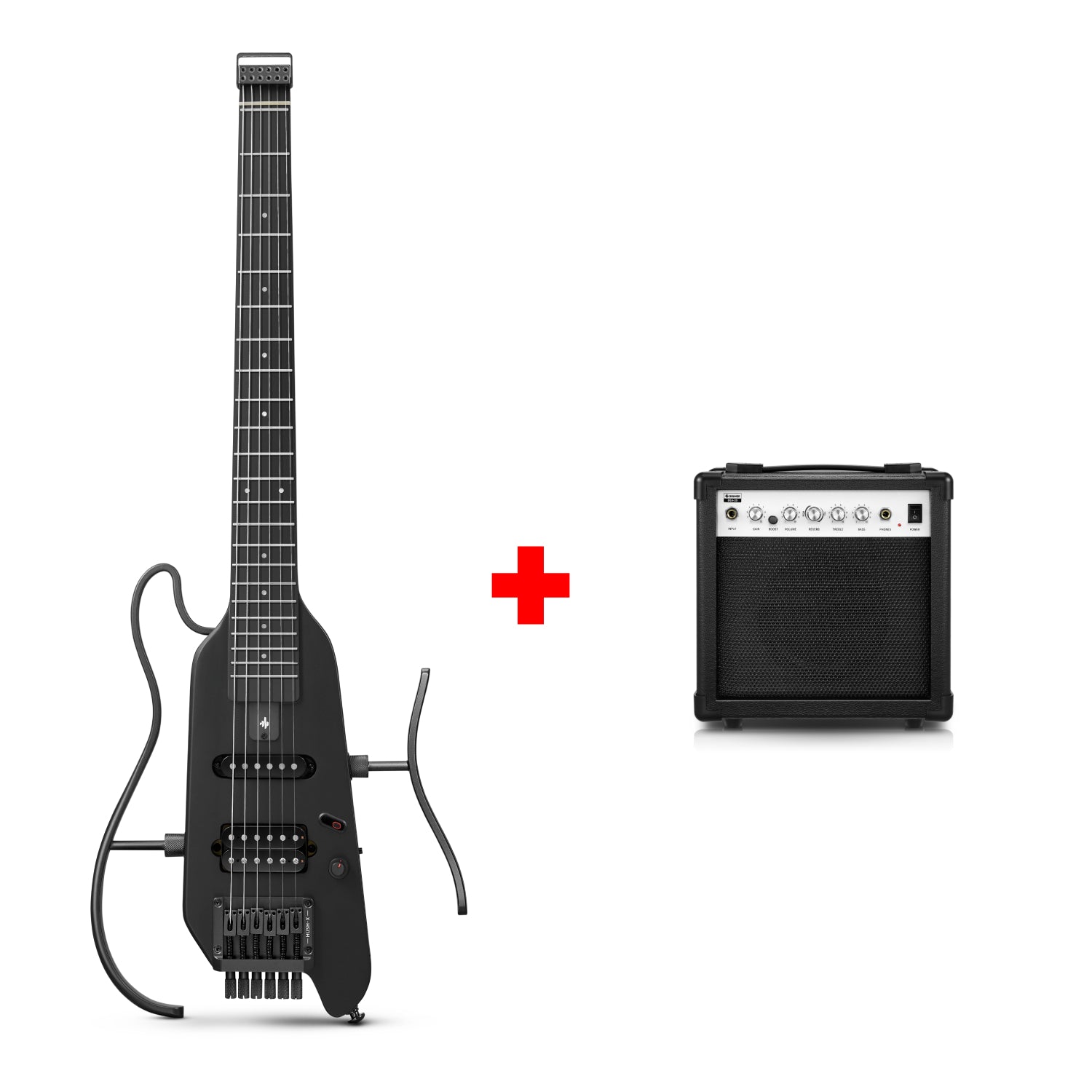 【Donner】HUSH-X【トラベルギター】 HUSH-X Porable Electric Guitar Kit for Travel Donner