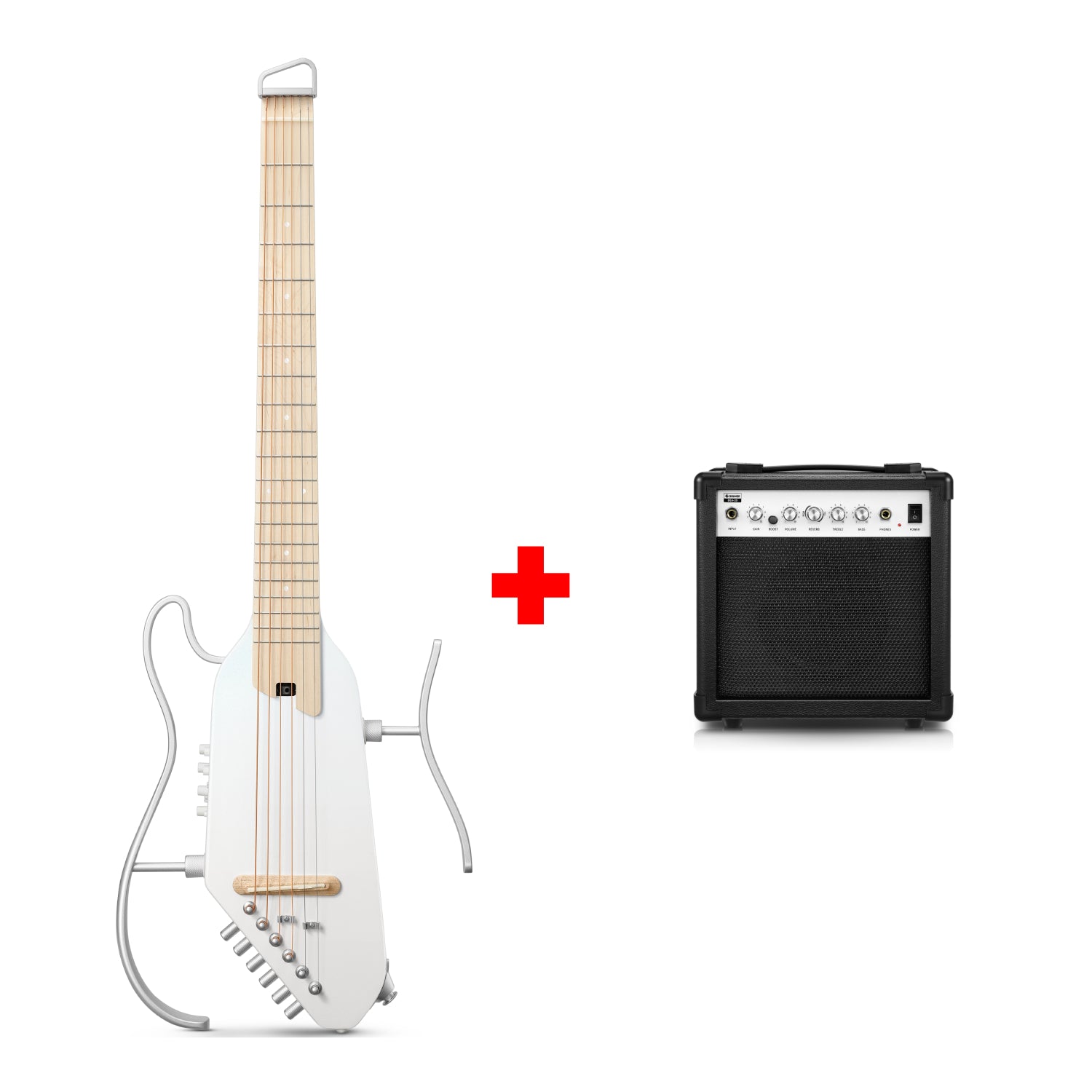 HUSH-I PRO Acoustic-Electric Travel Guitar with Sound