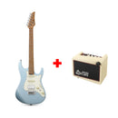 Donner DST-550 39-inch ST Electric Guitar HSS Pickup Solid Double-Cut Poplar Body