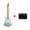 Donner DST-550 39-inch ST Electric Guitar HSS Pickup Solid Double-Cut Poplar Body