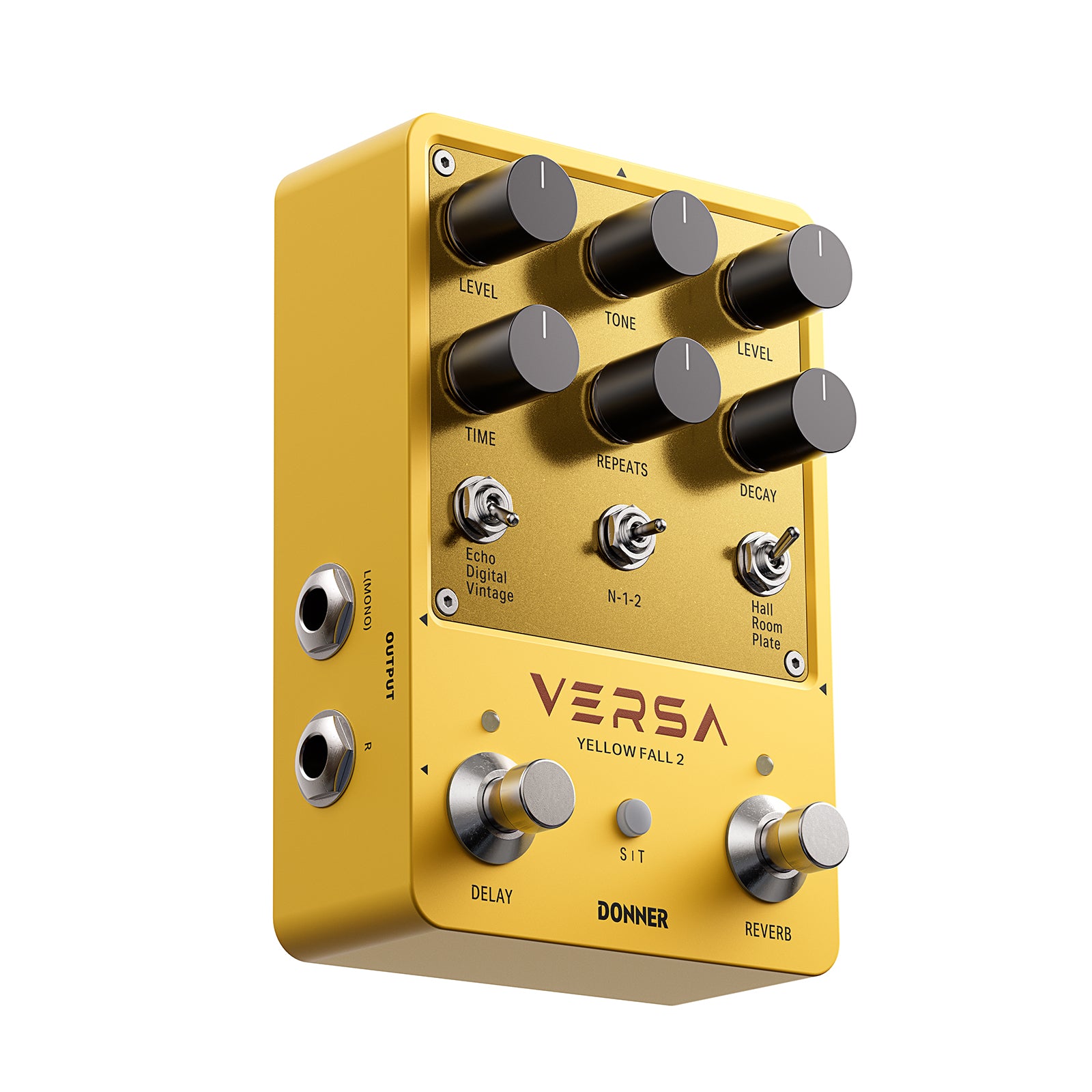Donner Versa - Yellow Fall II Reverb&Delay Combo Pedal