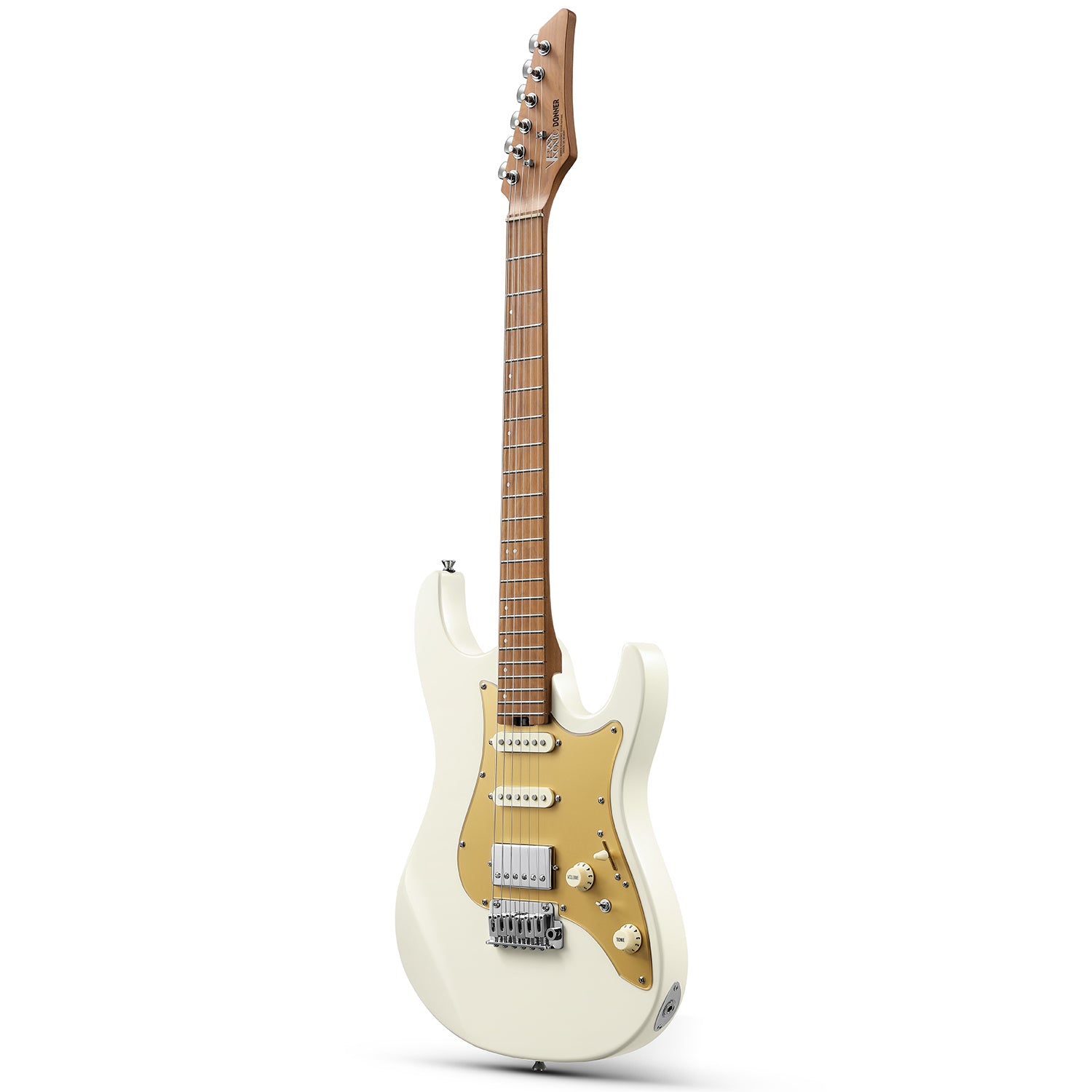 Donner DST-550 39-inch ST Electric Guitar SSH/SSS Pickup-White##