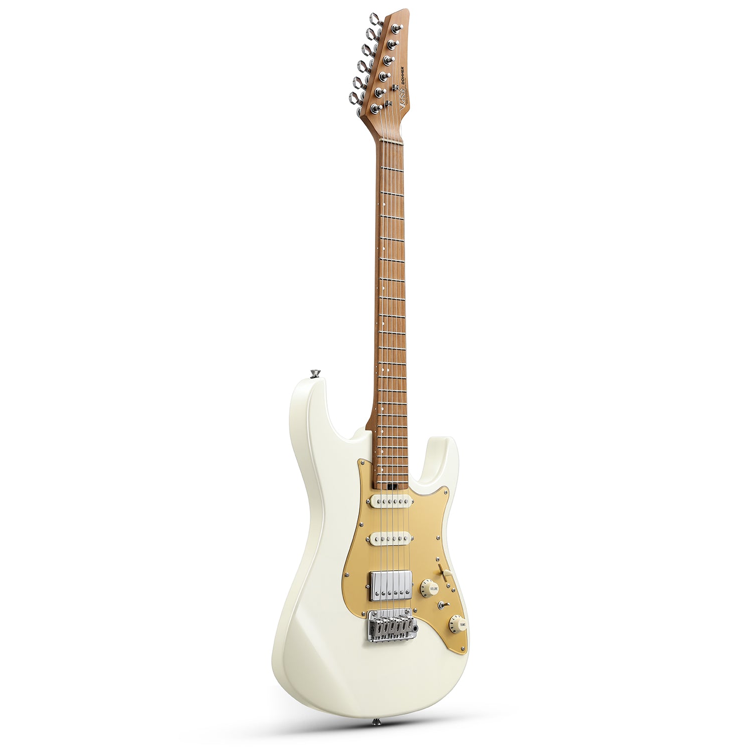 Donner DST-550 39-inch ST Electric Guitar SSH/SSS Pickup-White##