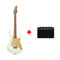 Donner DST-550 39-inch ST Electric Guitar HSS Pickup Solid Double-Cut Poplar Body