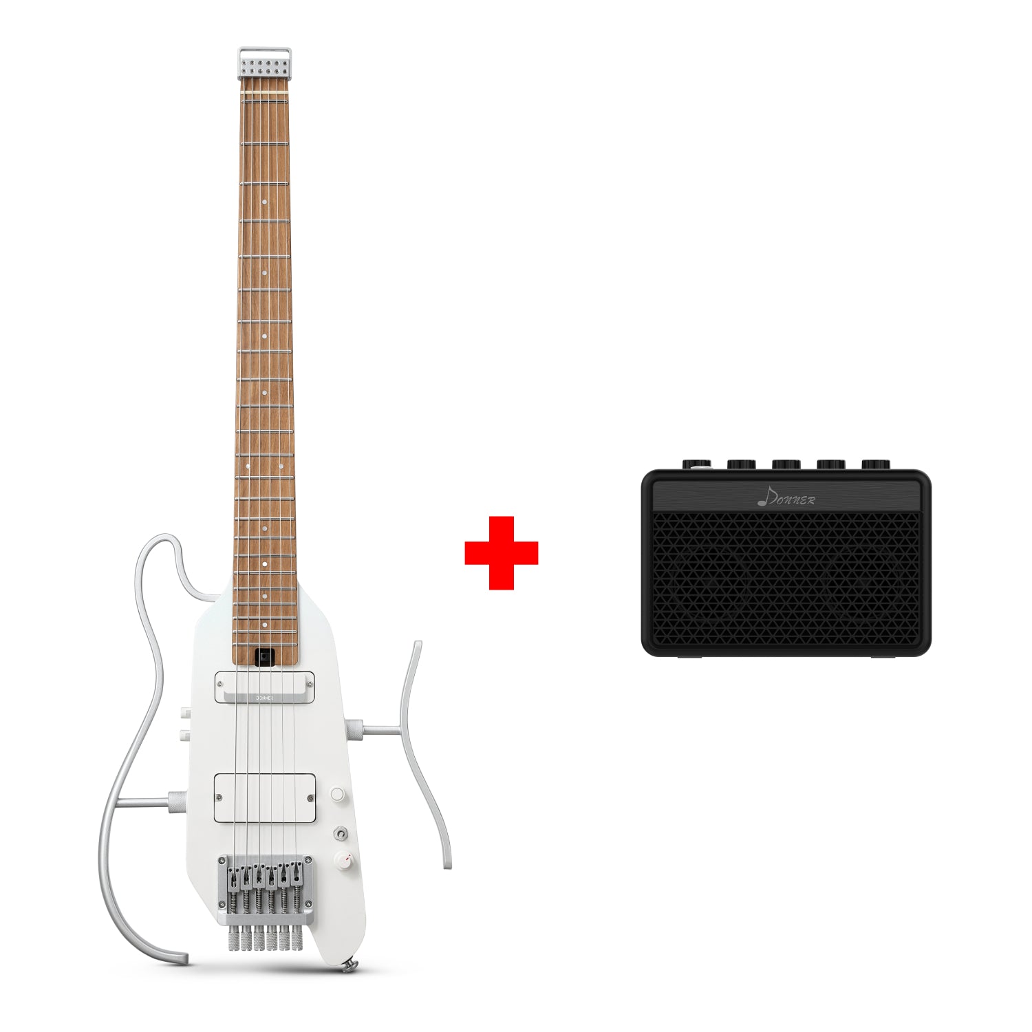 HUSH-X PRO Multi-Effects Electric Guitar for Travel Donner