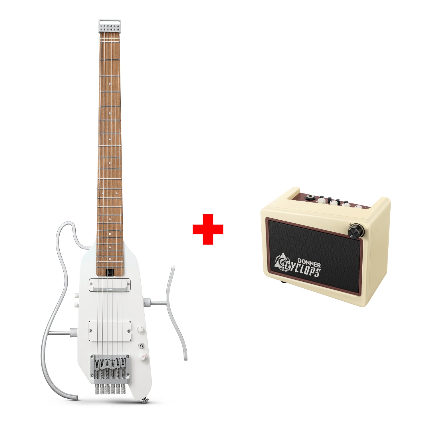 ☆Donner Hush-X ほとんど新品 Donner Launches HUSH-X in Headless Guitar HUSH Series