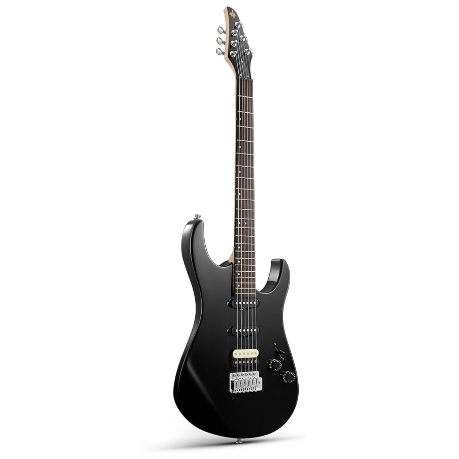 Donner DMT-66 Electric Guitar with Ceramic Single-Coil-Black##