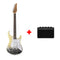Donner DST-550 39-inch ST Electric Guitar HSS Pickup Solid Double-Cut Poplar Body