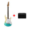 Donner DST-550 39-inch ST Electric Guitar HSS Pickup Solid Double-Cut Poplar Body