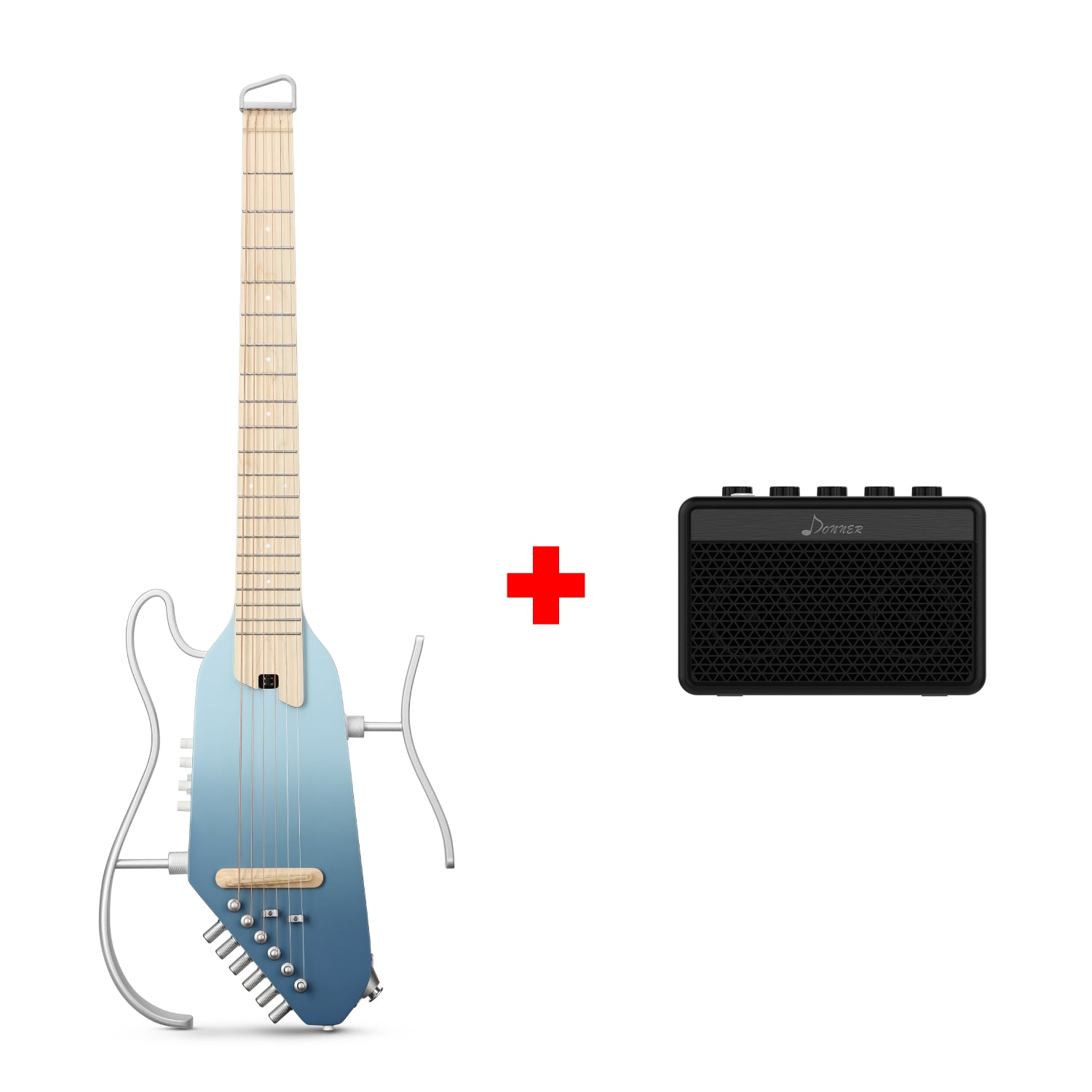 Donner HUSH™ I PRO Acoustic-Electric Travel Guitar