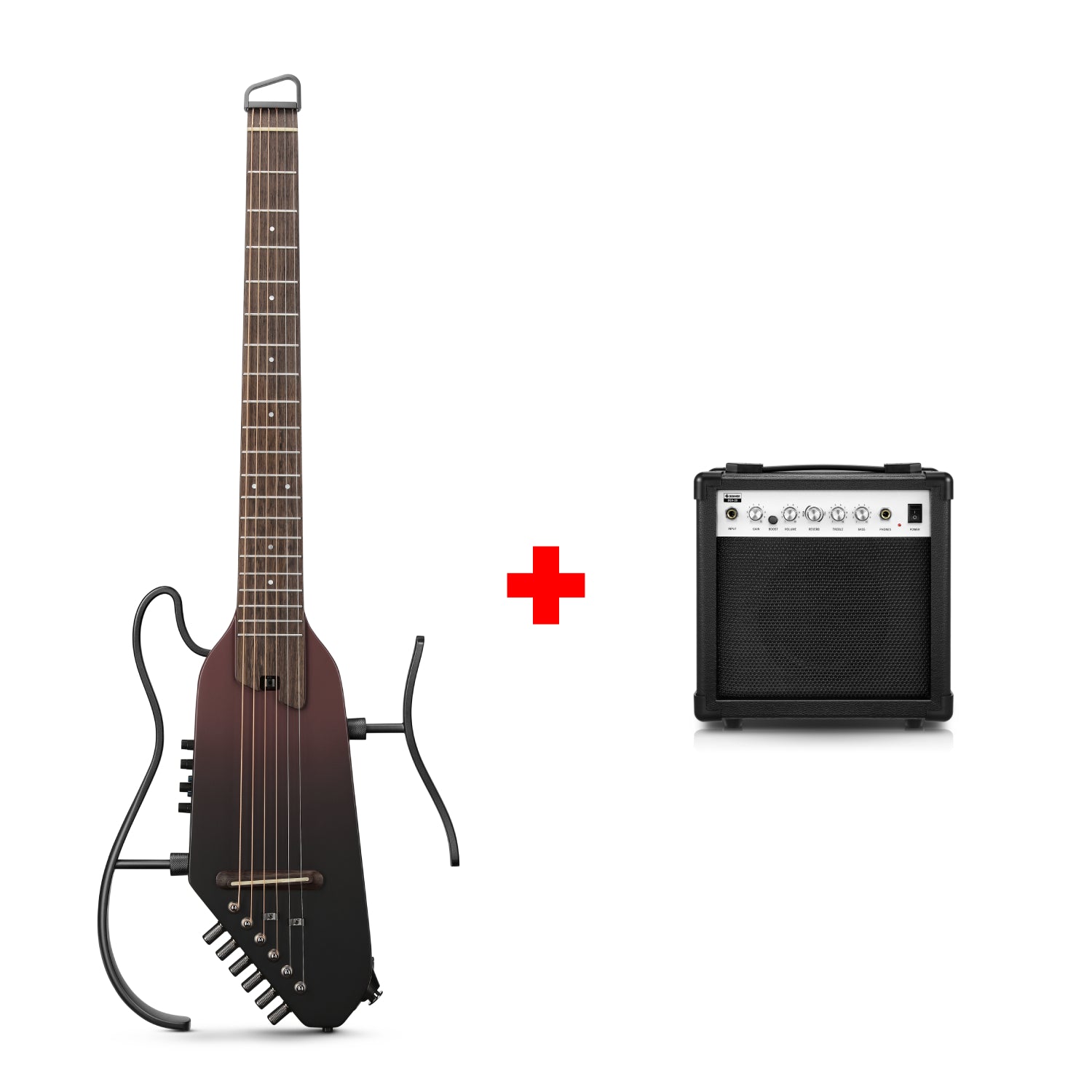 Donner HUSH™ I PRO Acoustic-Electric Travel Guitar