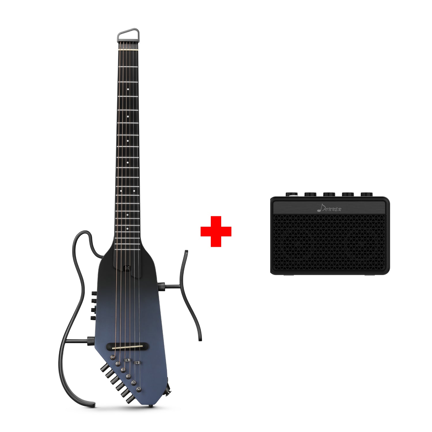 Donner HUSH™ I PRO Acoustic-Electric Travel Guitar