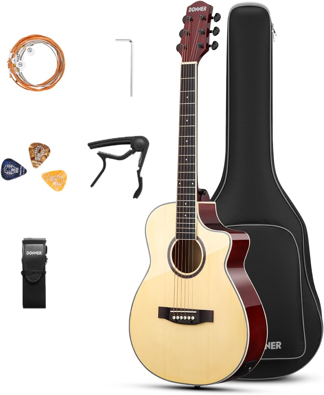 Donner Voyager Acoustic Electric Guitar Kit