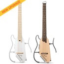 Donner HUSH-I PRO Acoustic-Electric Travel Guitar Kit with Sound Effects