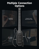 Donner HUSH™ X PRO Multi-Effects Electric Guitar for Travel