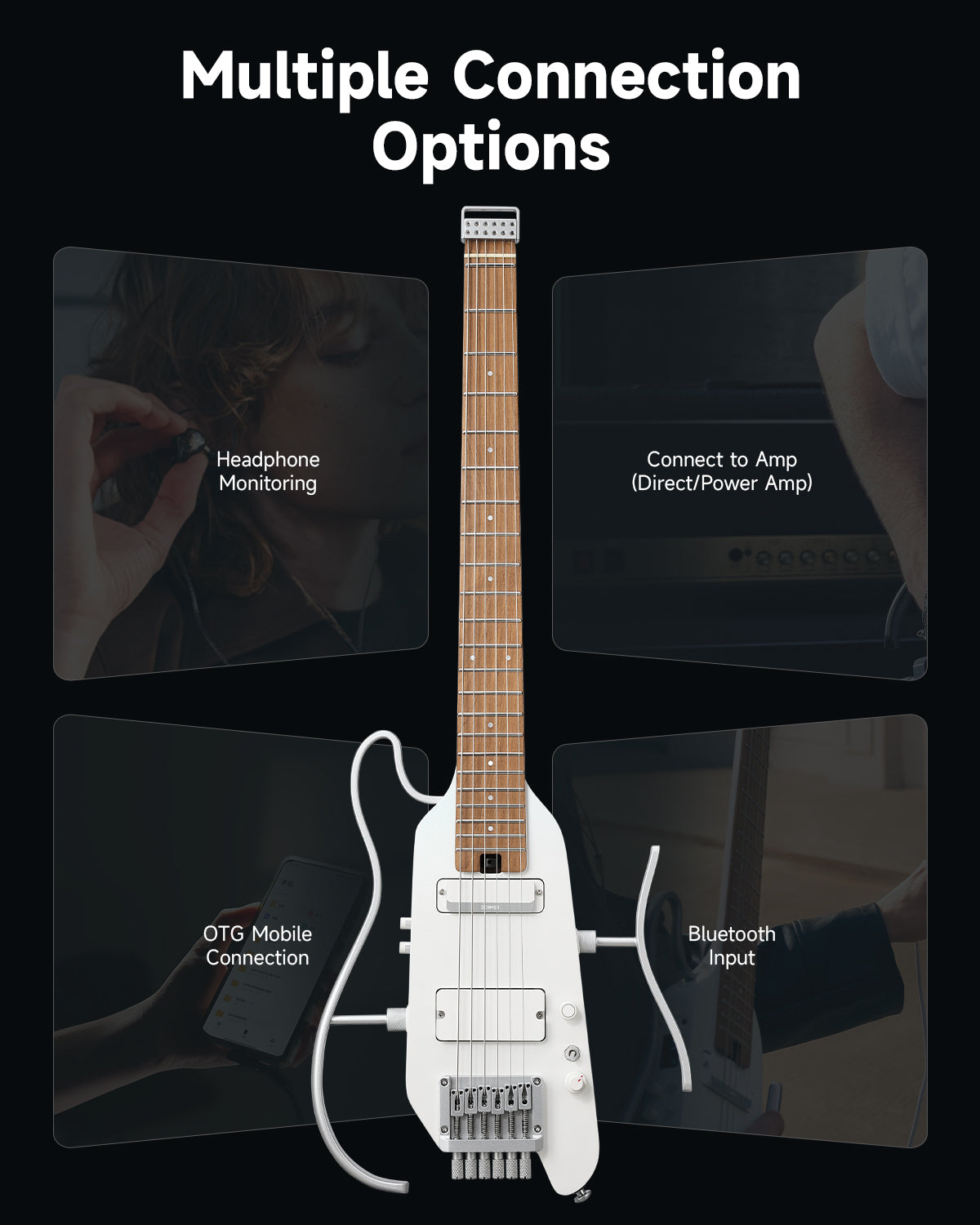 ☆Donner Hush-X ほとんど新品 Amazon.com: Donner HUSH X Electric Guitar Kit - Featherlight