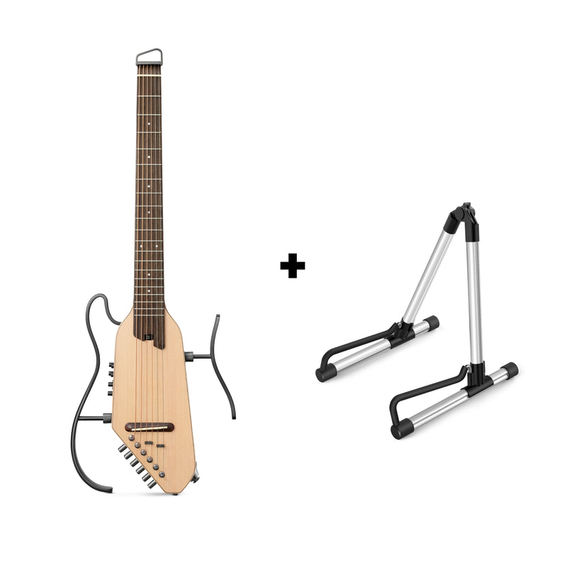 Donner HUSH™ I PRO Acoustic-Electric Travel Guitar Kit with Sound Effects