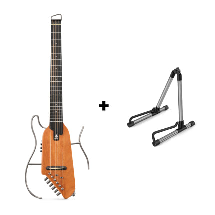 DONNER HUSH! SILENT GUITAR 本体と付属品 Donner HUSH™ I Acoustic Guitar Kit for Travel