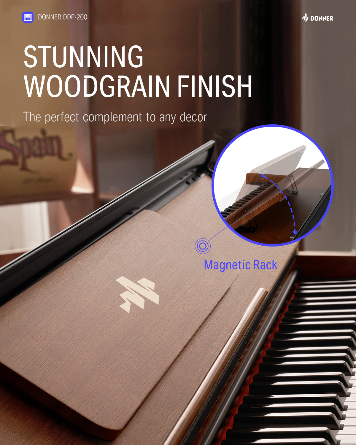 Donner DDP-200 Graded Hammer Action Digital Piano