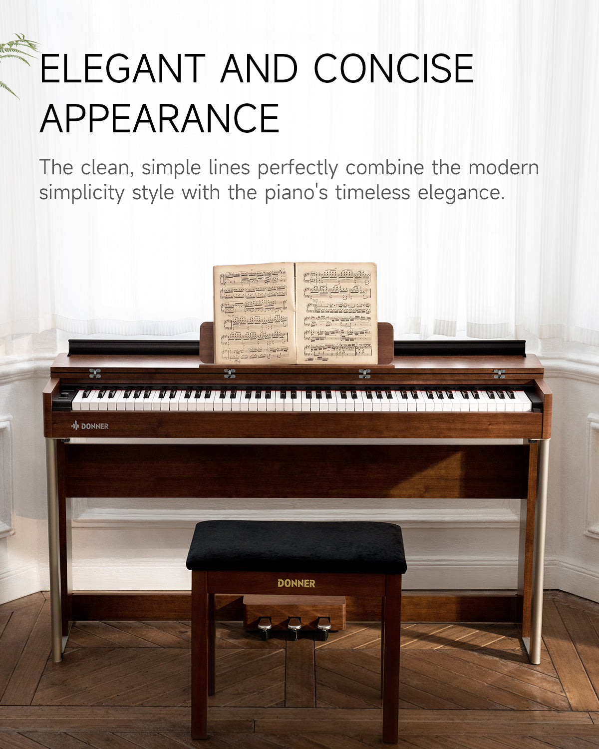 Donner DDP-200 Graded Hammer Action Digital Piano