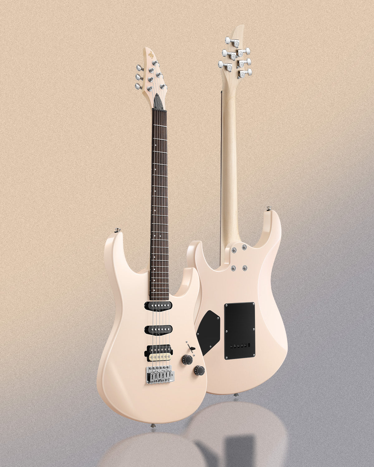 Donner DMT-66 Electric Guitar with Ceramic Single-Coil-Pink##