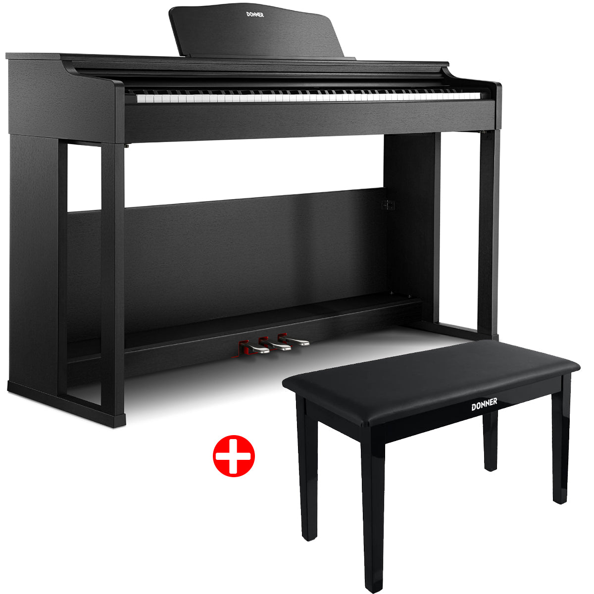 Donner DDP-100S Graded Hammer Action Digital Piano