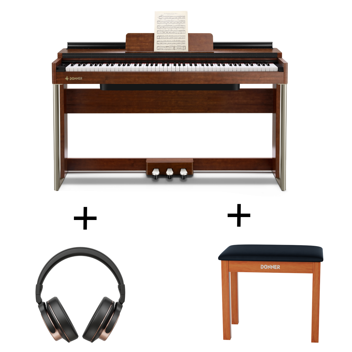 Donner DDP-200 Graded Hammer Action Digital Piano