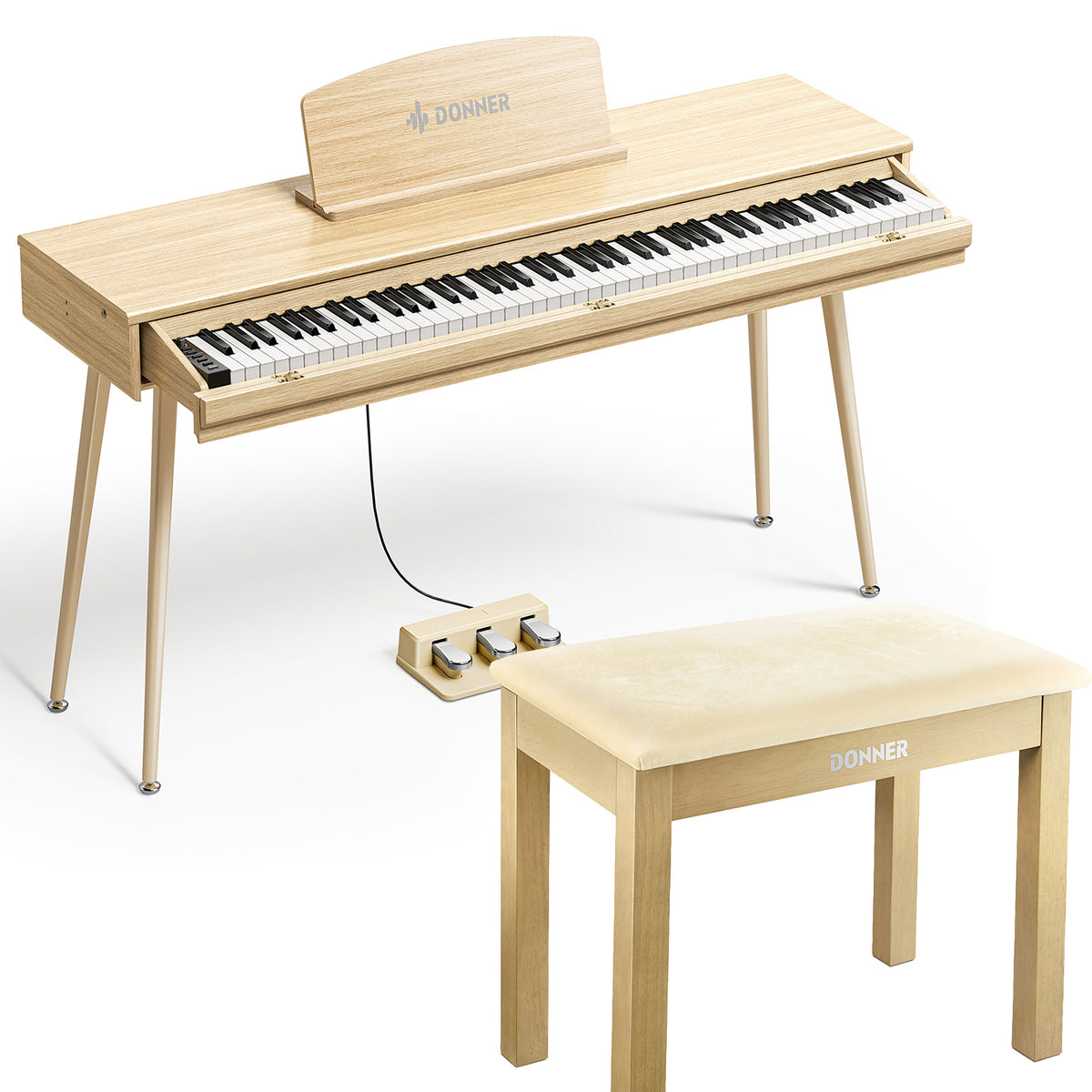 Donner DDP-65 88-Key Drawer Style Digital Piano